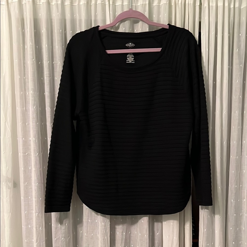 Black Long Sleeve Women's Top